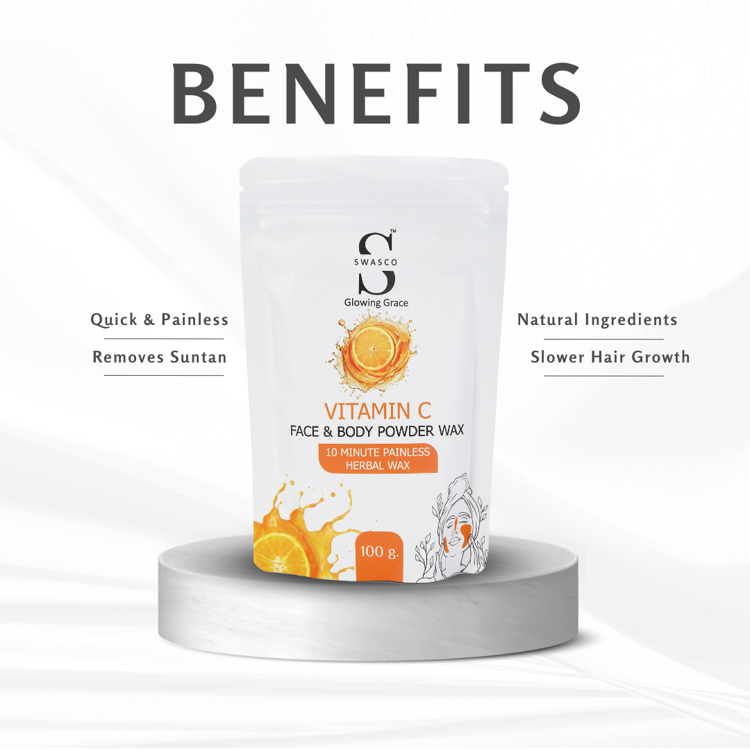 SWASCO FACE AND BODY WAX POWDER (VITAMIN-C) SWASTIK COSMETICS
