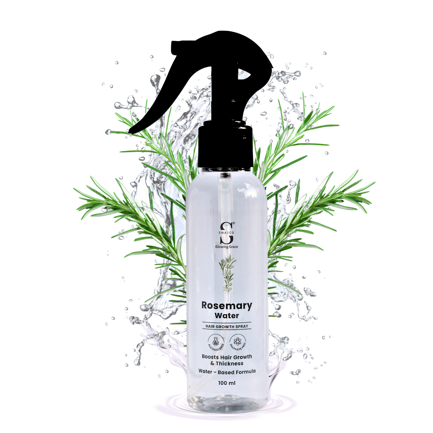 Swasco Rosemary Water for Thick & Smooth Hair (100 ml) Swasco
