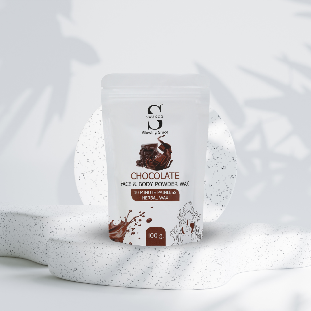 SWASCO FACE AND BODY WAX POWDER (CHOCOLATE)