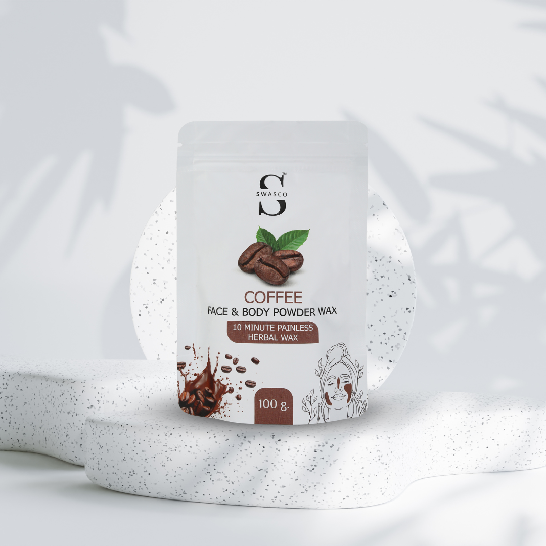 SWASCO FACE AND BODY WAX POWDER (COFFEE) SWASTIK COSMETICS