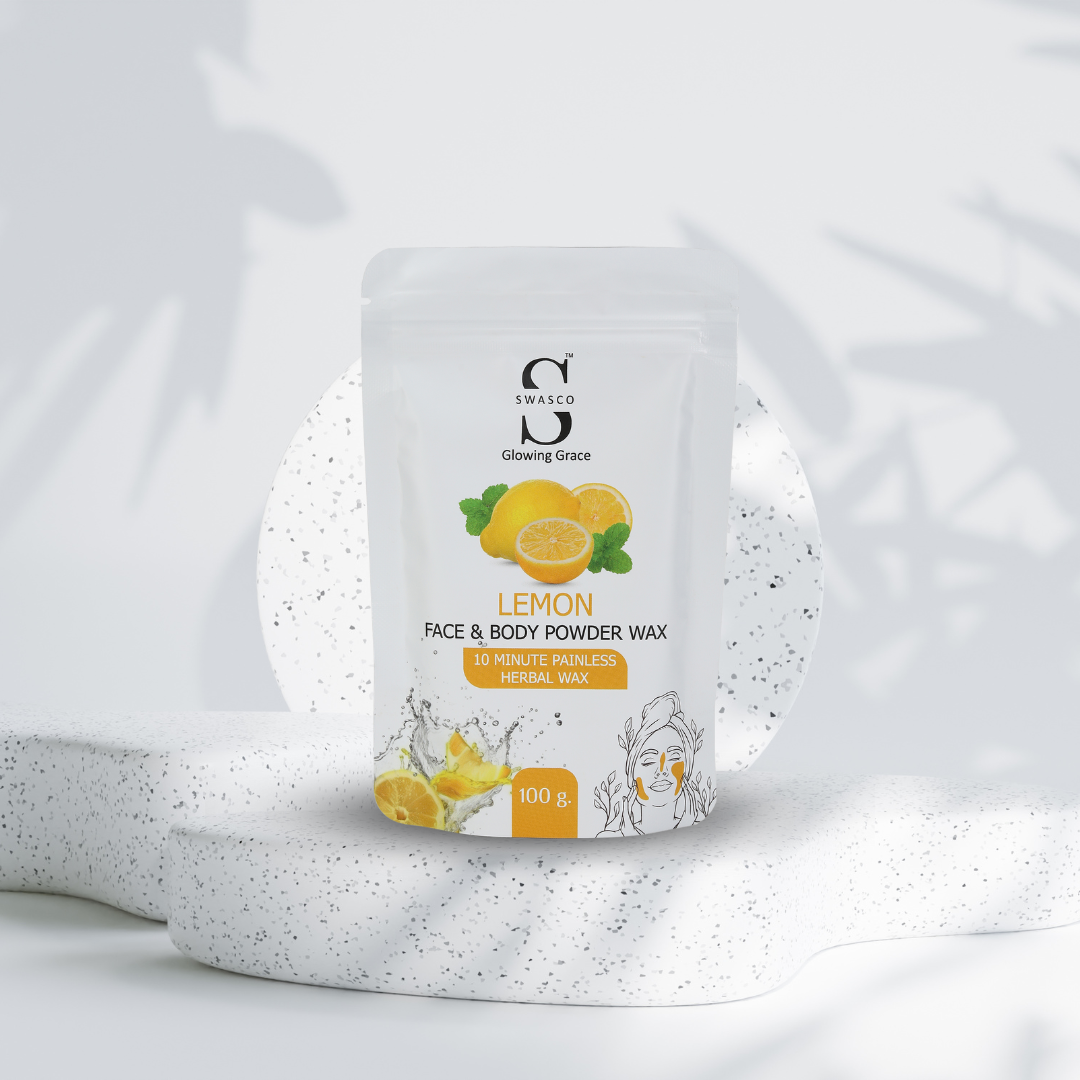 SWASCO FACE AND BODY WAX POWDER (LEMON) SWASTIK COSMETICS