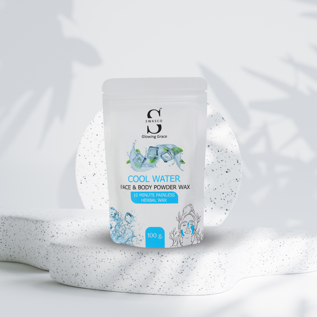 SWASCO FACE AND BODY WAX POWDER (COOL WATER) SWASTIK COSMETICS