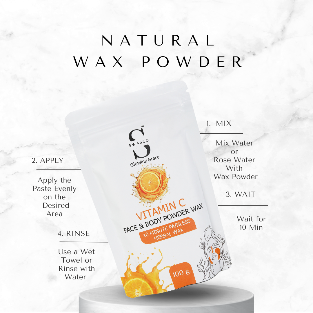 SWASCO FACE AND BODY WAX POWDER (VITAMIN-C) SWASTIK COSMETICS
